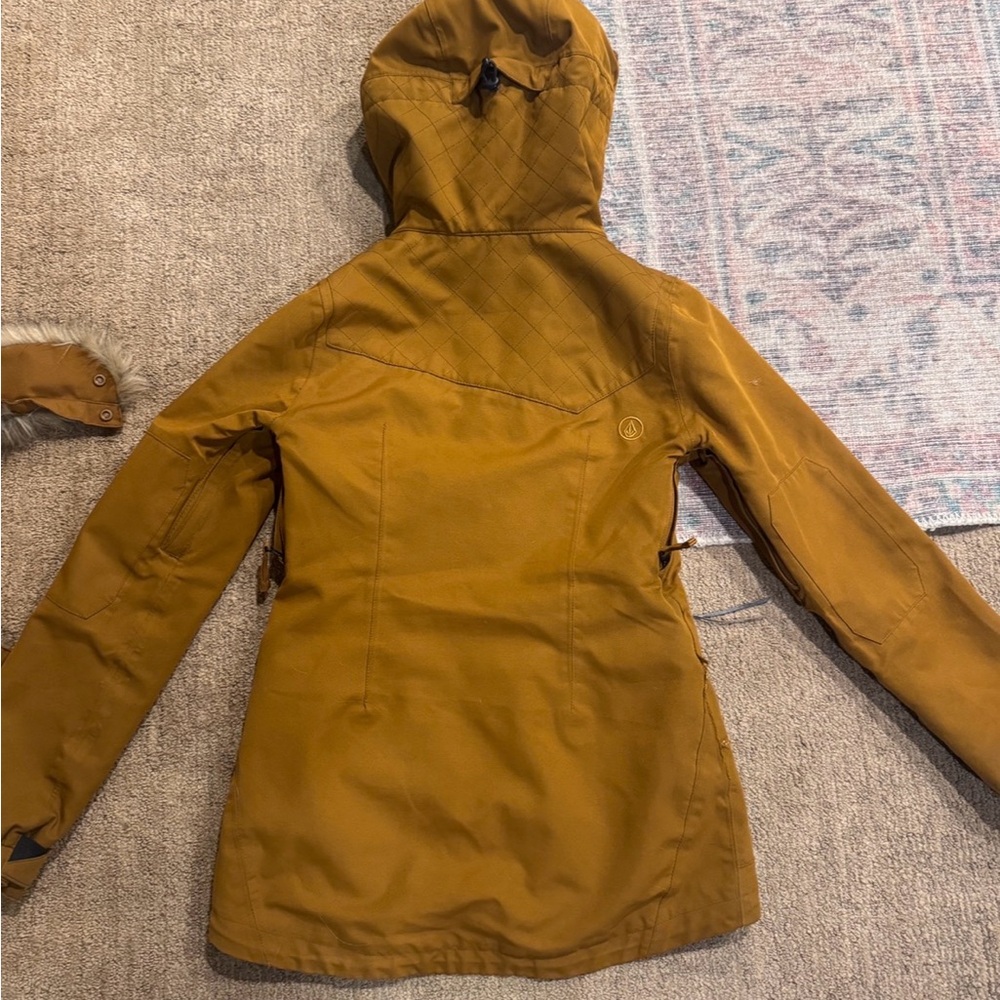 Volcom Shadow Ski Jacket, Mustard - Picture 4 of 14
